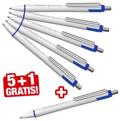 Schneider 6er-Pack Kugelschreiber »Slider Xite« dokumentenecht Image