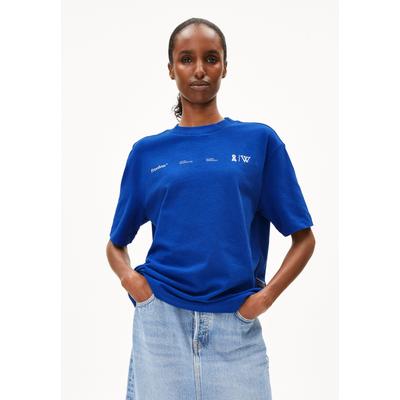 TARJAA WIKIPEDIA | Heavyweight T-Shirt aus recycelter Baumwolle - blau (M) Image