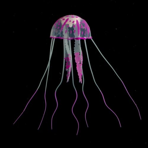 Artificial Jellyfishes Aquarium Accessories For Simulation Fluorescent Jellyfish Tank Landscaping 5cm 1
