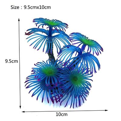 Artificial Underwater Coral Aquarium Fish Tank Decoration: Backgrounds, Plants, Grass 5