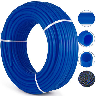 Blue PEX B Tubing, Flexible, NSF Certified Pipe For Hot & Cold Water Plumbing And Radiant Heating Systems Blue PEX B Tubing, Flexible, NSF Certified Pipe For Hot & Cold Water Plumbing And Radiant Heating Systems