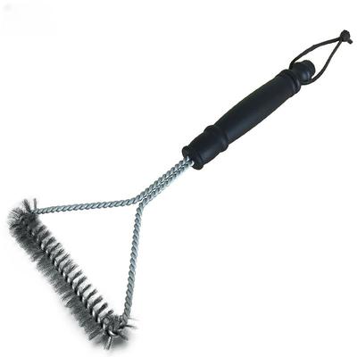 Grill Cleaning Brush BBQ Tool Grill Brush 3 Stainless Steel Brushes In 1 Cleaning Bbq Accessories Best Cleaner Barbecue a