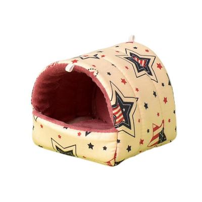 Winter Warm Small Animal Sleeping Bed | Cute Mini Cage For Rabbits, Guinea Pigs, Hamsters L 1