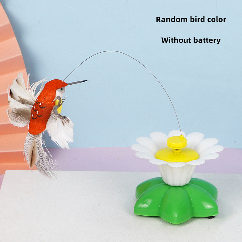 Colorful Automatic Rotating Cat Toy: Fun Interactive Training For Pets Bird
