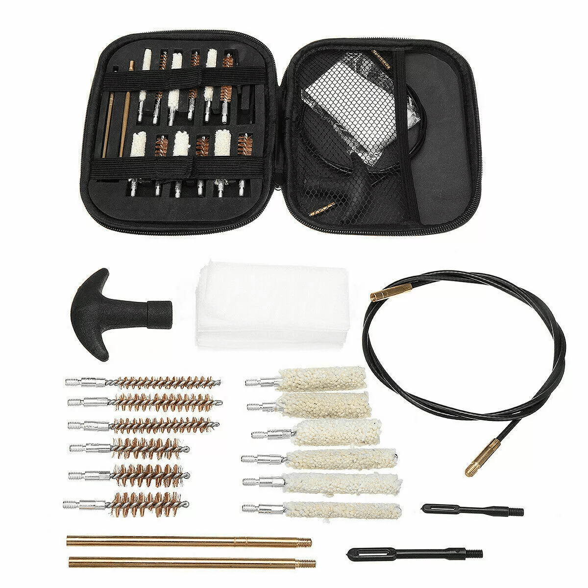 Universal Pistol And Rifle Gun Cleaning Kit Pro, Deluxe Set For Handguns, Shotguns & Rifles, Complete Cleaning Universal Pistol And Rifle Gun Cleaning Kit Pro, Deluxe Set For Handguns, Shotguns & Rifles, Complete Cleaning