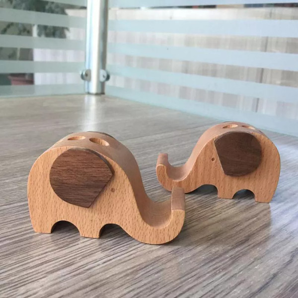 Multi Use Elephant Pencil & Cell Phone Holder 2 Pcs