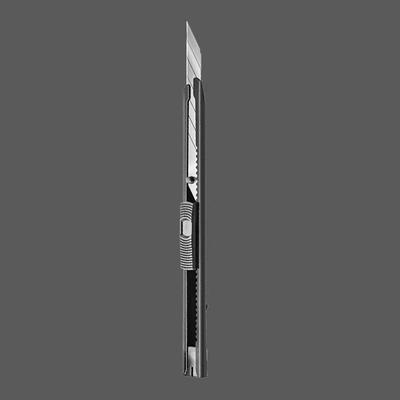 Deli Retractable Box Cutter: 9mm 30 Degree Blade Utility Knife Carbon Steel, Self Locking Design, Cutting Tools For Wa 2
