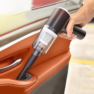 Drive Clean Compact Wireless Handheld Car Vacuum Cleaner, High Suction & Rechargeable For On the Go Black