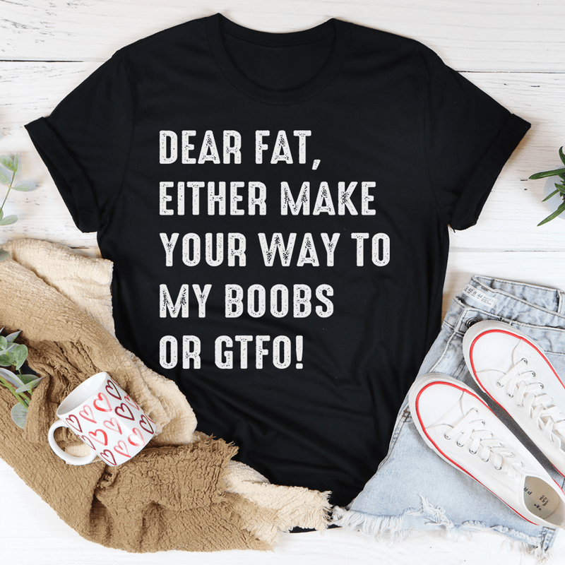 Dear Fat Tee Athletic Heather XL