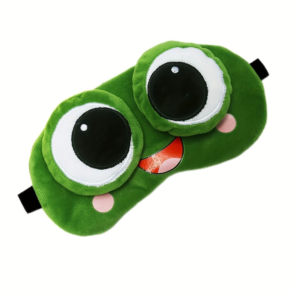 3D Frog Eye Sleep Mask Comfortable Light Blocking & Portable For Travel Office Naps & Gaming One Size Fits All a