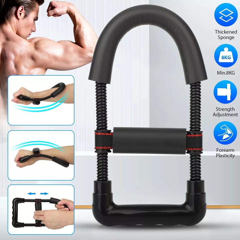 Adjustable Wrist Strengthener Exerciser For Forearm Muscle Trainer Gym Strength Adjustable Wrist Strengthener Exerciser For Forearm Muscle Trainer Gym Strength