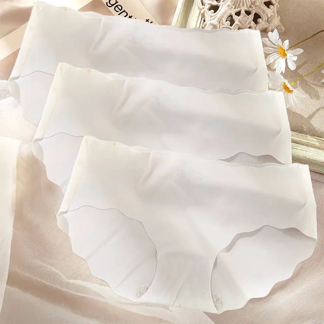 3PCS Set Sexy Panties Women Seamless Underwear Female Briefs Underpants Invisible Intimates Lingerie One Piece Low Waist 3PCS Set Sexy Panties Women Seamless Underwear Female Briefs Underpants Invisible Intimates Lingerie One Piece Low Waist Set 4 M