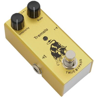 Multi Effect Electric Guitar Pedal, Classic Overdrive, Crunch Distortion, Vintage Chorus & Delay tremolo