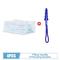 Blue Fluffy Fiber Brush Heads: Disposable Electrostatic Dust Duster, Compatible With Feather Dusters For Household Desk 2