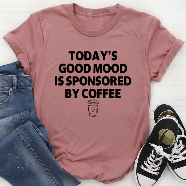 Today's Good Mood Tee Mauve M