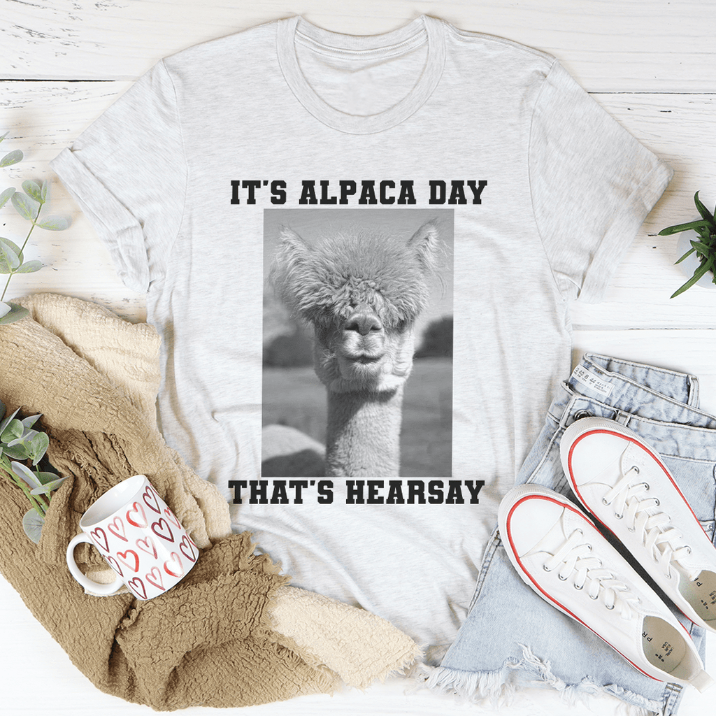 It's Alpaca Day Tee Mauve S