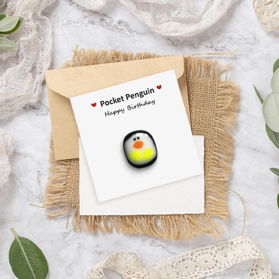 A Little Pocket Penguin Hug Happy Birthday