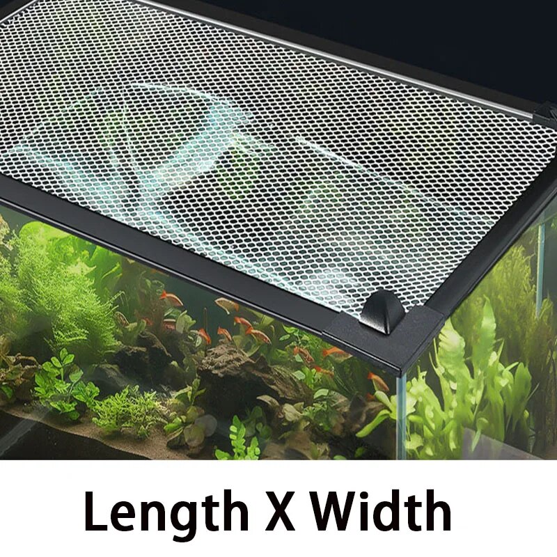 Fish Tank Anti Jump Net: Invisible, Magnetic, Secure Cover 200X60CM