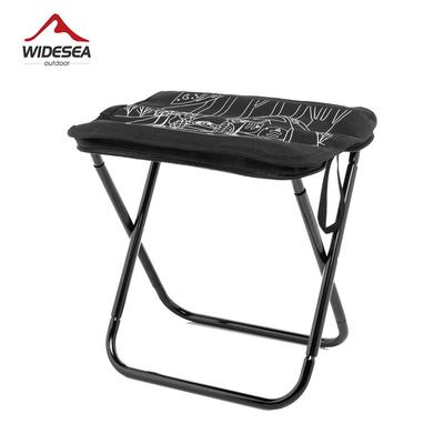 Widesea Foldable Camping Stool, Lightweight Portable Chair With Zipper Storage For Outdoor Fishing, Hiking & Travel Widesea Foldable Camping Stool, Lightweight Portable Chair With Zipper Storage For Outdoor Fishing, Hiking & Travel
