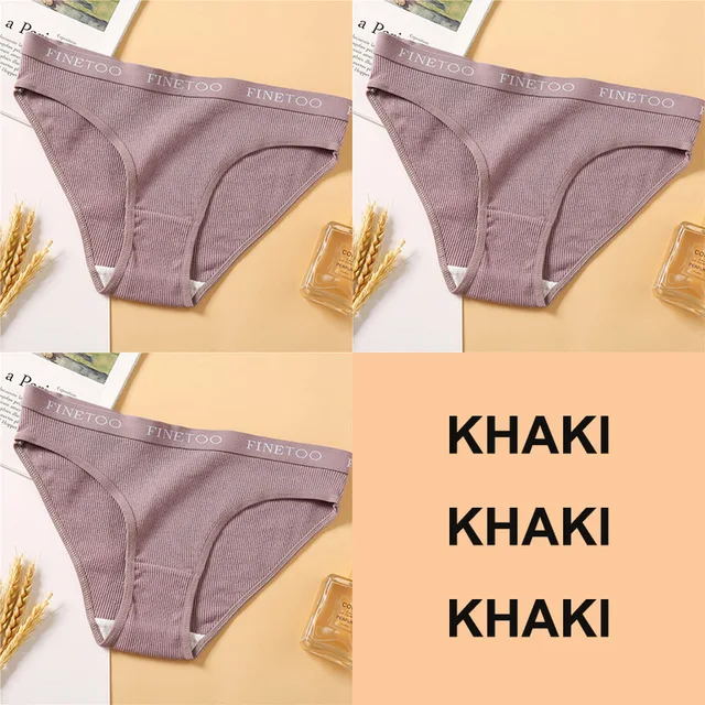3PCS Women Cotton Underwear Panties Female Sexy Briefs Brand Band Waist Pantys Set Solid Color Intimates Lingerie For Gi 3PCS Women Cotton Underwear Panties Female Sexy Briefs Brand Band Waist Pantys Set Solid Color Intimates Lingerie For Gi Set 2 XXL