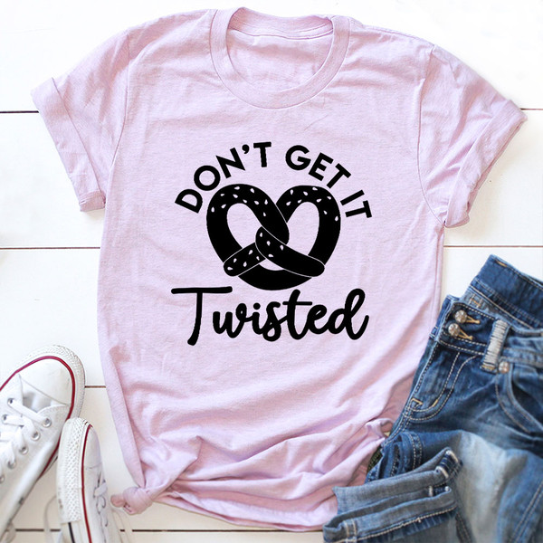 Don't Get It Twisted T Shirt White L
