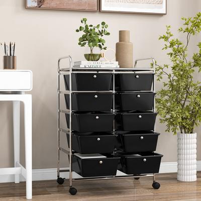 10 Drawer Rolling Storage Cart, Mobile Organizer With Locking Wheels & Removable Drawers | Multi Purpose Utility Cart 10 Drawer Rolling Storage Cart, Mobile Organizer With Locking Wheels & Removable Drawers | Multi Purpose Utility Cart