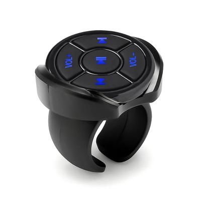 Wireless Bluetooth 5.0 Remote Media Button For Car, Bike, And Motorcycle control And Bracket