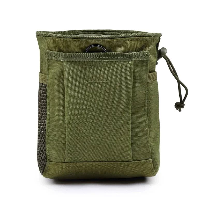Magazine Dump Pouch, Tactical Drop Bag For Outdoor Hiking, Hunting, Ammo Recovery, Utility Waist Pack, And Tool Storage green