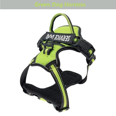 Adjustable Reflective Dog Harness Leash | Mesh Chest Strap & Traction Rope S 2