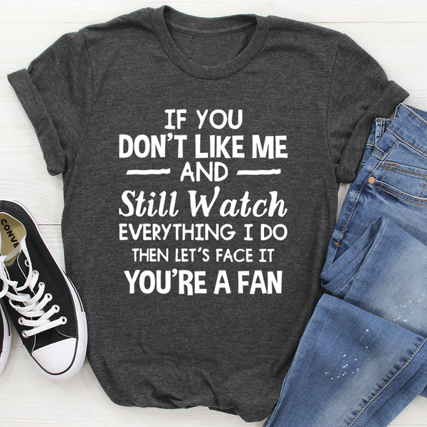 You're A Fan Tee Athletic Heather XL