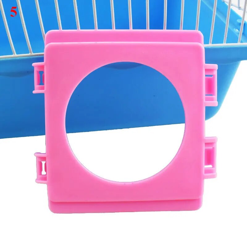 Small Hamster Toy Cage: Tunnel External Pipe Interface & Accessories 5