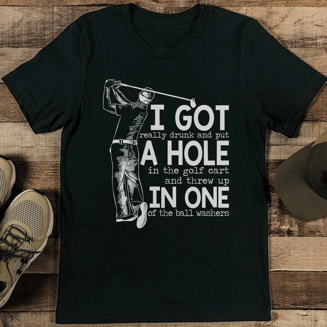 I Got Really Drunk Tee L Athletic Heather