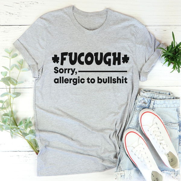Fucough Tee Athletic Heather L