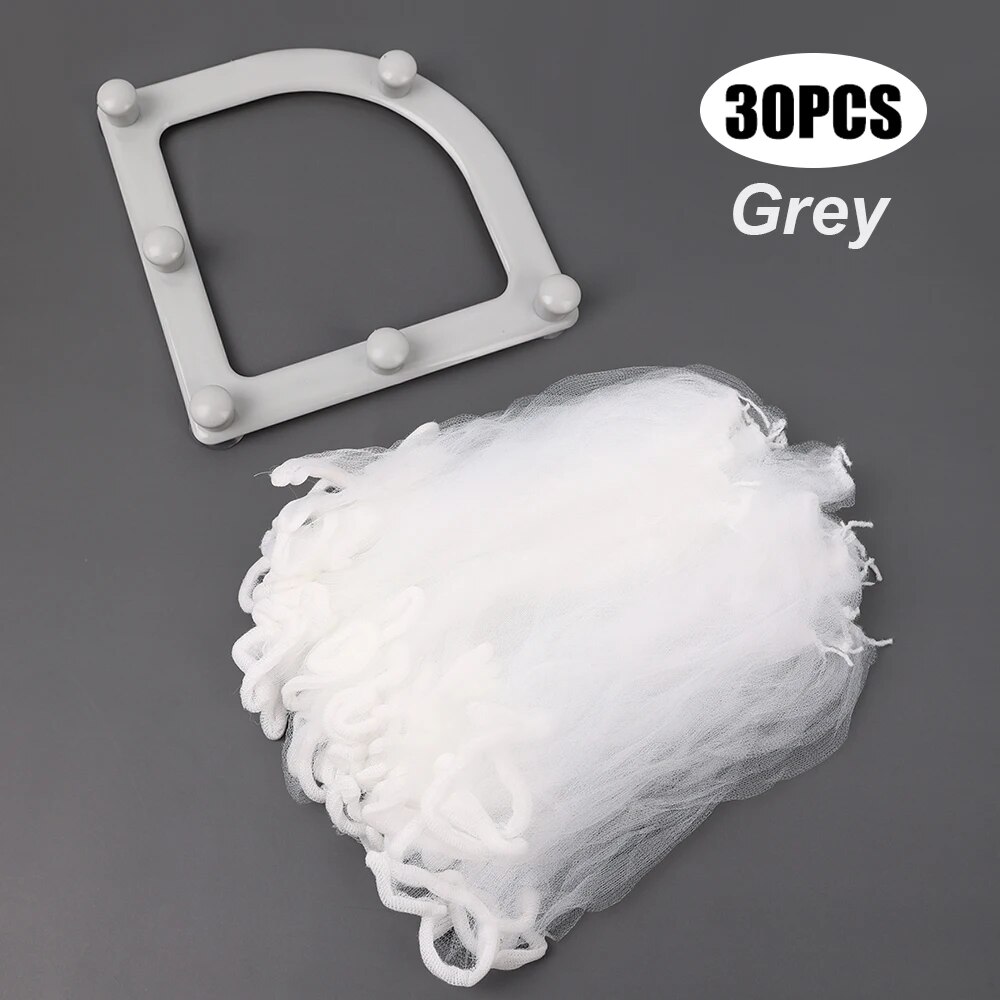 Triangle Drainage Filter Rack Garbage Bag Set Disposable Anti block Trash Strainer Mesh Bag 2