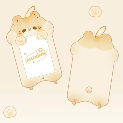 Korean Cartoon Plush Photo Frame & Card Case Cute Girl Idol Album Display Hanger For Student Stationery rabbit