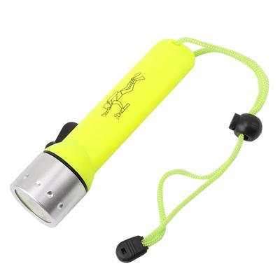 CLed Professional Waterproof Diving Flashlight | Underwater & Outdoor Emergency Lighting NO Battery Green