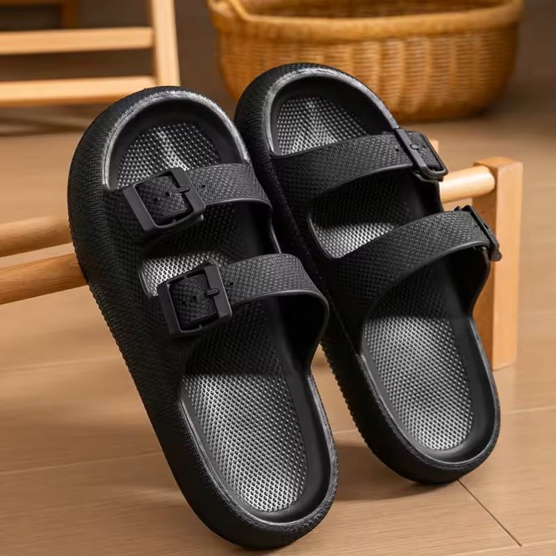 Mens Thick Sole Non Slip Shower Sandals For Indoor And Outdoor Use blue size 7.58.5 (eu 4041)