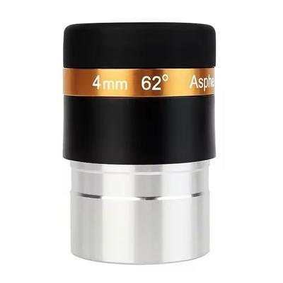 Wide Angle Telescope Eyepiece 62 Degree Aspheric Fully Coated Lens black 4mm
