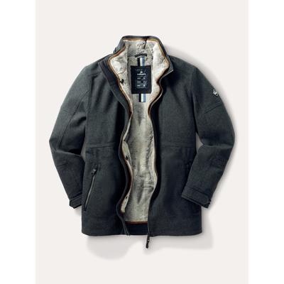 Walbusch Herren Aquastop Woll-Jacke Grau Image