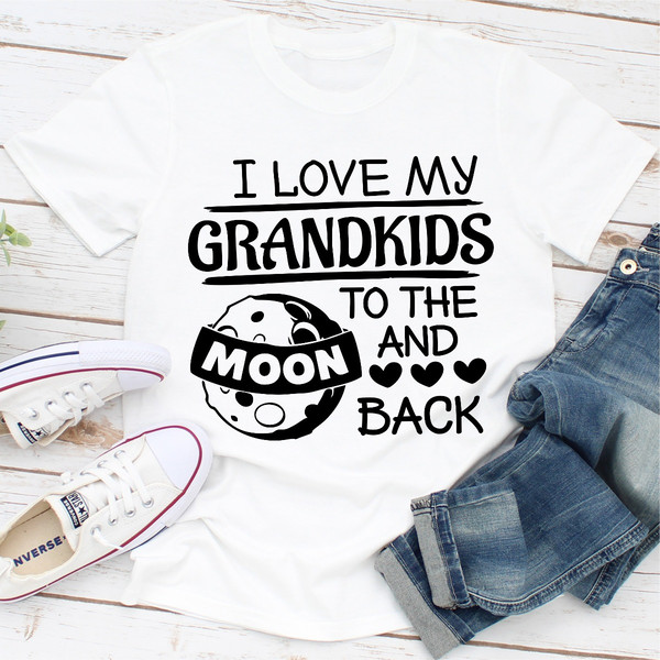 I Love My Grandkids To The Moon And Back Sport Grey M