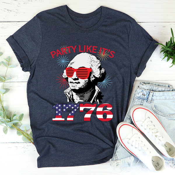 Party Like It's 1776 Tee Ash XL
