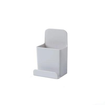 Wall Mounted Remote Control Storage Box, Table Edge Cabinet Hanging Organizer, Hole Free Under Desk Wire Management s
