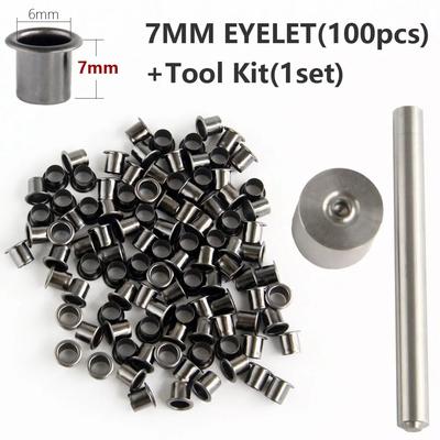 DIY Hand Tool Set: Kydex Holster Sheath Eyelet Setting Kit (6mm 7mm Eyelets) TOOL And 7MM EYELET