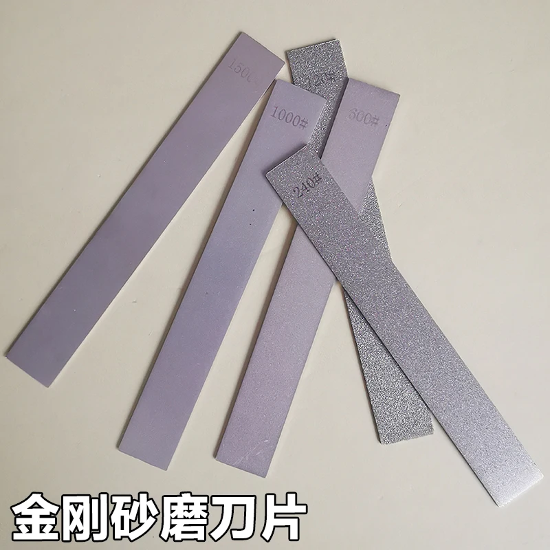 Diamant-Schleifstein für Messerschärfer. Messerschärfer mit festem Winkel. Schleifstein. Diamant-Schleifstein, Ölstein, Honersteine Image