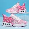 Damen-Laufschuhe zum Schnüren, leicht, atmungsaktiv, dicke Sohle, sportliche Turnschuhe, Wanderschuhe, Damen, Joggen, Fitness, Größe 36–43