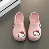 Nette Hallo Kitty Höhle Schuhe Modische Mädchen Herz Sommer Bequeme Oberbekleidung Casual Halbe Hausschuhe Frauen Zubehör Großhandel