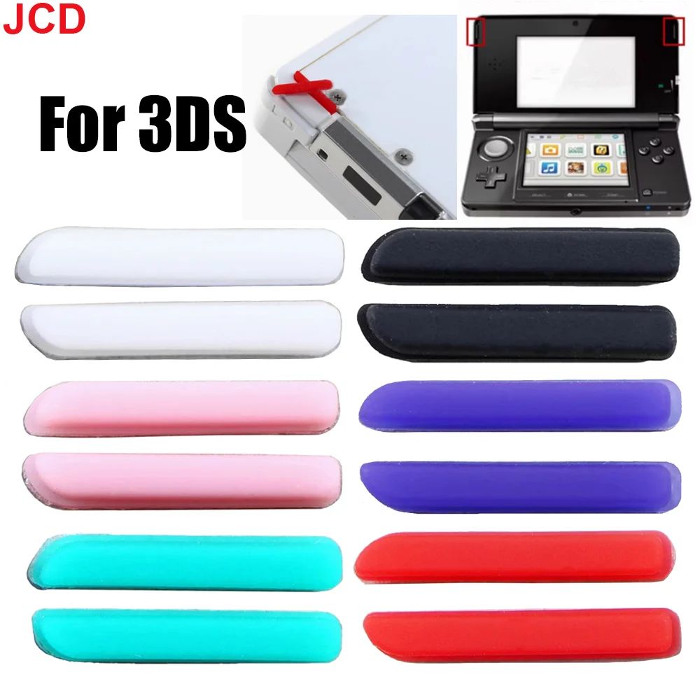 JCD Ersatz Silikon Pad Taste Für 3DS Spielkonsole Oberen Oben LCD Bildschirm Vorne Gummi Füße Abdeckung Pad Reparatur Teile ﻿ Image