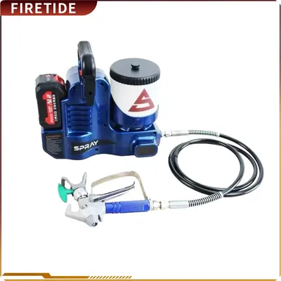 High-pressure Lithium Battery Airless Sprayer Electric Charging Paint Small Backpack Spray 6 Adjustable Speeds Painting Machine