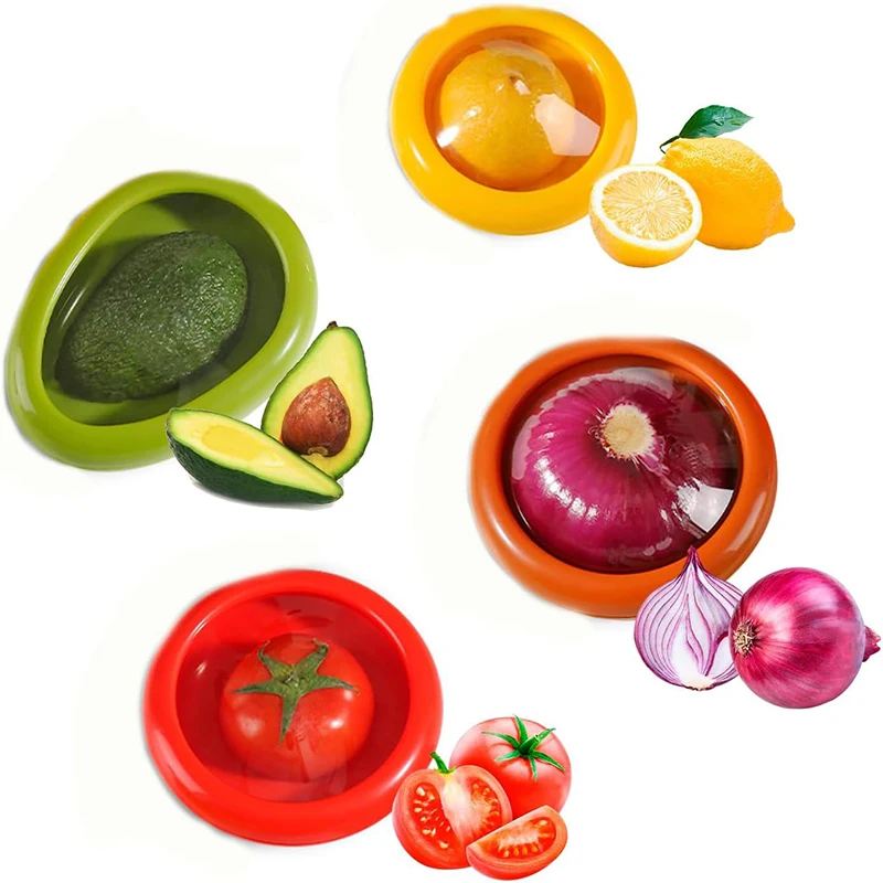 Boîte de conservation des fruits et légumes en Silicone, boîte de conservation des aliments réutilisable, conteneur de stockage des aliments, couvercle scellé pour la conservation des fruits