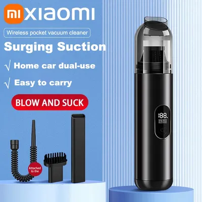Xiaomi Auto Tragbarer Staubsauger 2-in-1 Tragbarer kabelloser Auto-Staubsauger Handheld Home Car Dual-Use-Auto-Staubsauger Image